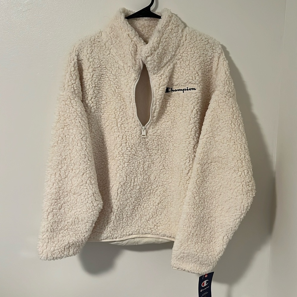 NWT Champion Sherpa 1/4 Zip